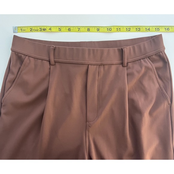 Halara Brown Pull On Wide Leg Trouser Pants Womens Large - Picture 7 of 10